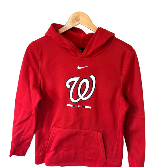 Nike Other - Nike Dri-FIT Washington Nationals Red Hoodie